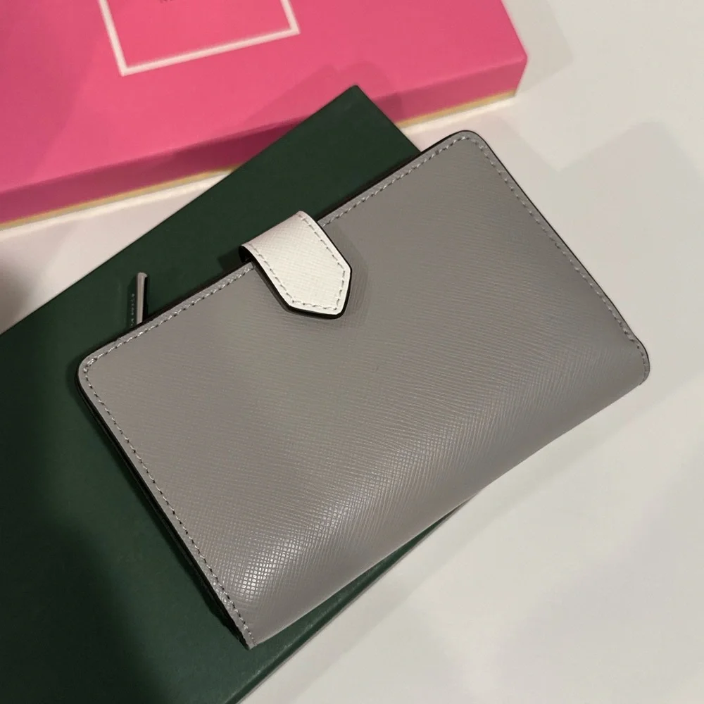 Kate Spade Two-Tone Gray and White Wallet - Picture 2 of 7